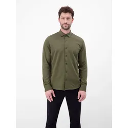 Herren Jerseyhemd, Stil trifft auf Komfort - Nordic Olive - L