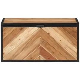 vidaXL Truhe 60x30x30 cm Massivholz Akazie und Eisen