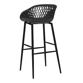 vidaXL 7-tlg. Bar-Set Weiß und Schwarz