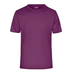 Herren Aktiv T-Shirt JN358, purpur, Größe L - purpur - L