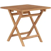 vidaXL Gartentisch Klappbar 45 x 45 x 45 cm Teak/Braun