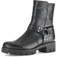 Gabor Bikerboots, Blockabsatz, Stiefelette, Boots mit Best Fitting-Ausstattung Gr. 38, schwarz / 84527206-38