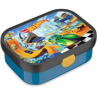 Mepal Campus Brotdose mit Bento-Einsatz und Gabel 750 ml Hot Wheels