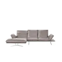 KOINOR Ecksofa Echtleder Francis ¦ braun ¦ Maße (cm): B: 284 H: 93 T: 159.0