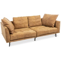 DAHEIM Sofa Idro Leder Braun Cappuccino