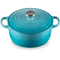 Le Creuset Signature Bräter 24 cm rund karibik