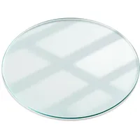 Tulup Tischplatte, Transparent, Glas, 100x0.4x100 cm, Esszimmer, Tische, Esstische,