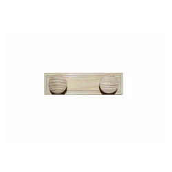 Aranaz MUEBLEAR - Aufhänger 2 Knöpfe unlackiert