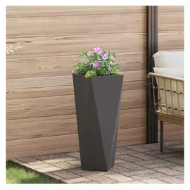 vidaXL Pflanzkübel 30 x 30 x 75 cm Schwarz