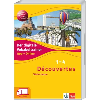 Ernst Klett Verlag Découvertes 1-4 Série jaune. Der digitale Vokabeltrainer. App + Online