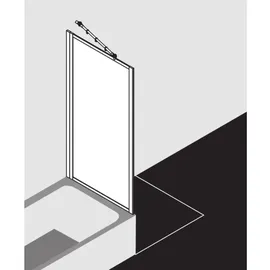 Kermi Nova 2000 TWD Seitenwand 90 X 160 cm N2TWD0901611K