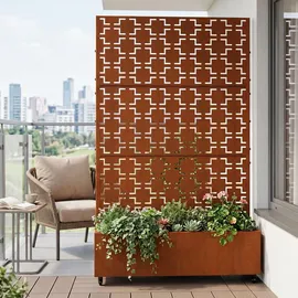 casa.pro Aaskis 190 x 120 x 38 cm Braun
