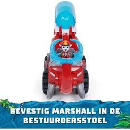 Spin Master PAW Patrol Jungle Pups - Großes Elefanten-Fahrzeug mit Wasser-Abwurf (Deluxe Fahrzeug) und Marshall Hero Pups Figur, Spielzeug für Kinder ab 3 Jahren