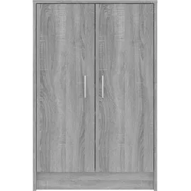 vidaXL Schuhschrank 60 x 92 x 35 cm grau / grau