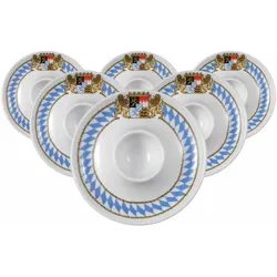 Seltmann Weiden Compact Bayern Eierbecher mit Ablage 6er Set