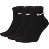 Nike Everyday Lightweight Trainings-Knöchelsocken Black/White 38-42