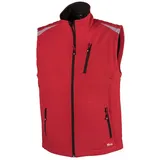 EDE FORTIS Weste 24, rot/schwarz Gr.4xl