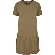 URBAN CLASSICS Valance Tee Dress Shirtkleid Khaki S