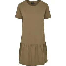URBAN CLASSICS Valance Tee Dress Shirtkleid Khaki S