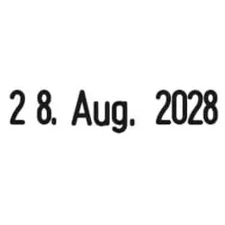 TRODAT Stempel Datum 1010
