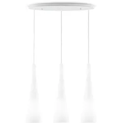 Ideal Lux Pendelleuchte MILK SP3, 3-flammig, E27, weiß IDEA-030326