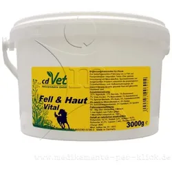 FELL UND HAUT Vital Pulver Pferd 3000 g