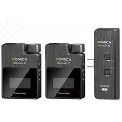 Comica 2.4G Digital 1-Trigger-2 Wireless Microphone | 2 Sender + 1 Empfänger