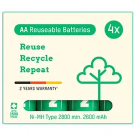 Ansmann Typ 2800 AA 2600 mAh 4 St.