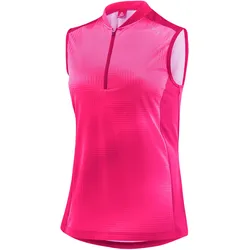 Löffler Bike Sleeveless Shirt Cielo Fahrradshirt Half Zip Damen pink- Gr. 40