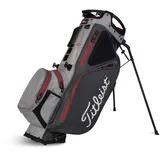 Titleist Hybrid 14 StaDry Standbag in Grau-Rot