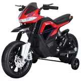 Homcom Kindermotorrad Kinder-Elektromotorrad 3-6 Jahren Elektrofahrzeuge Rot