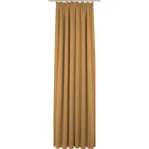 ADAM Audio Vorhang ADAM "Uni Collection" Gr. 3, gelb (curry), B:145cm H:225cm, Baumwolle (Bio-Baumwolle), Gardinen, aus 100% Bio-Baumwolle, Vorhang nach Wunschmaß