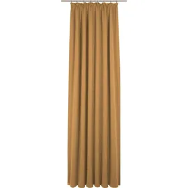 ADAM Audio Vorhang ADAM "Uni Collection" Gr. 3, gelb (curry), B:145cm H:225cm, Baumwolle (Bio-Baumwolle), Gardinen, aus 100% Bio-Baumwolle, Vorhang nach Wunschmaß