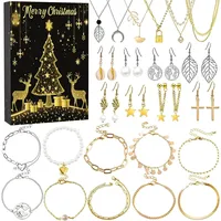 Schmuck Adventskalender 2024,Adventskalender Schmuck,Adventskalender 2024 Frauen Schmuck,Adventskalender Charms,Adventskalender 2024 Schmuck Weihnachtsgeschenke für Teenager Und Frauen