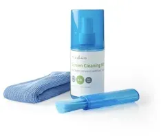Nedis Bildschirmreiniger - Spray - 200 ml - Fernsehbildschirm / Notebook / Smartphone / Tablet - Wiper enthalten