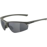 Alpina TRI-EFFECT 2.0 - Indiv. Anpassbare, Bruchsichere Wechselscheiben Sport- & Fahrradbrille Mit 100% UV-Schutz Für Erwachsene, moon-grey matt, One Size