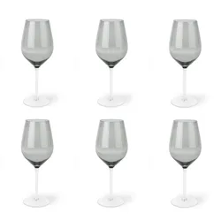 Excelsa Set Von 6 Gläser Color Wine Glas 50 Cl Grau