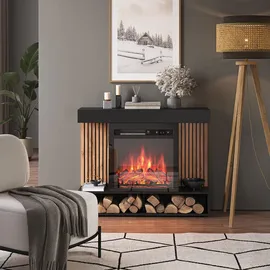 Vicco Elektrokamin Lynea Schwarz