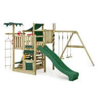 FATMOOSE Spielturm CrazyCoconut Club XXL mit Schaukel & Rutsche