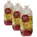 tegut... Eiernudeln Schwäbische Spätzle, 1 x 500g (Packung mit 3)