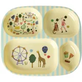 Rice Kinderteller 24 x 21 cm mint 4er Set