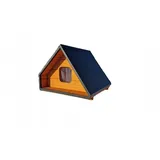 Katzenhaus Katzenhütte Katzenhöhle Katzen Haus Outdoor Wetterfest Holz 58x47cm