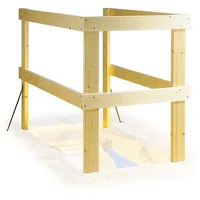 DOLLE Lukenschutzgeländer 130x70cm aus Fichte unbehandelt passend für Bodentreppen