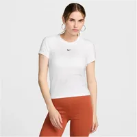 Nike Sportswear Chill Knit T-Shirt in Weiß, XS