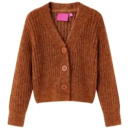 Kinder-Strickjacke Cognac 92