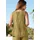 LASCANA Pliseetop Damen Grün 42