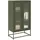 vidaXL Highboard 68 x 123 x 39 cm Olivgrün