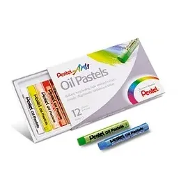 Pentel Oil Pastels Ölkreide farbsortiert 12 St.