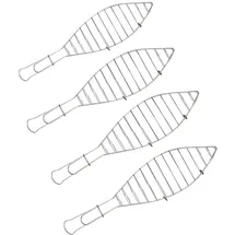Primaster Fischbräter-Set 42 cm Edelstahl silberfarben