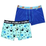 Unabux Retro Pants Boxer Briefs blau XXL 2er Pack